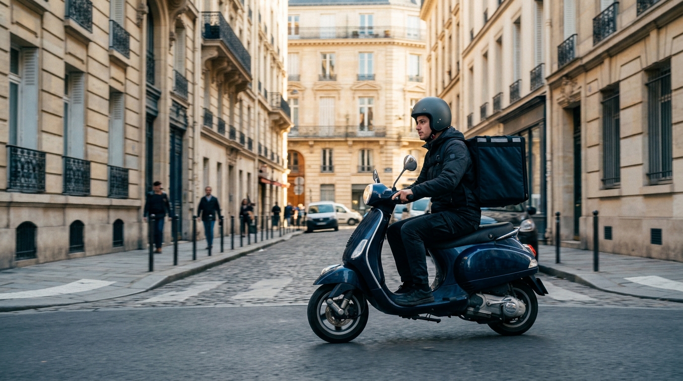 Livreur en ville